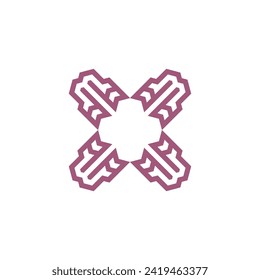 Modern vector letter X logo
