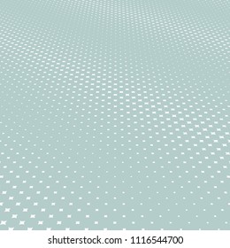 Modern vector light blue and white pattern with stars. Geometric abstract texture. Graphic geometric background with perspective pattern