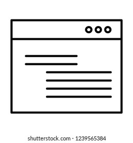 Modern vector line icon for web and graphic design special for your design and other projects