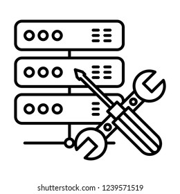 Modern vector line icon for web and graphic design