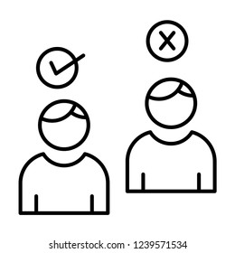 Modern vector line icon for web and graphic design