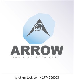 Modern vector logo badge design name Arrow