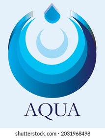 modern vector logo design, marine resource company, fish export, fish, aqua, water transparent, health associated company logo