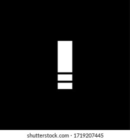 Letra I. De Las Líneas De Desvanecimiento Del Logotipo Vector Moderno. Vector de diseño de letra de línea I