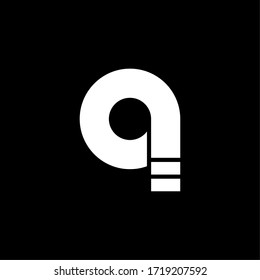 Modern Vector Logo Fading Lines Letter Q. Q Line Letter Design Vector
