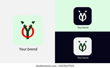 Modern vector logo with high quality abstract letters best for street style