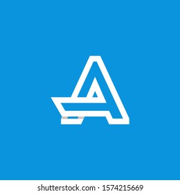 Modern Vector Logo Letter A. A Letter Design Vector