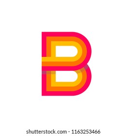 Modern Vector Logo Letter B. B Letter Design Vector