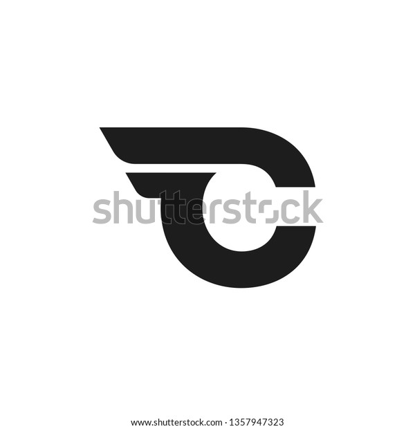 Modern Vector Logo Letter C. C Letter Design Vector\
Double Wing
