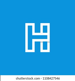 Modern Vector Logo Letter H. H Letter Design Vector