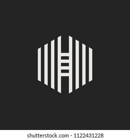Modern Vector Logo Letter H. H Letter Design Vector