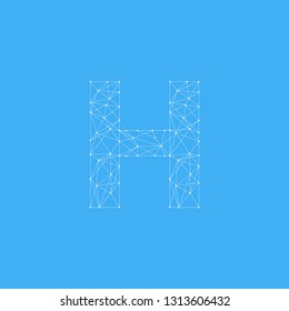 Modern Vector Logo Letter H. H Letter Design Vector
