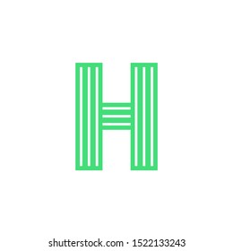 Modern Vector Logo Letter H. H Letter Design Vector