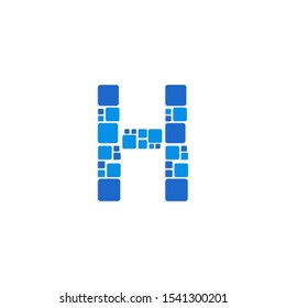 Modern Vector Logo Letter H. H Letter Design Vector