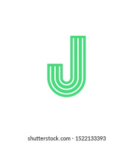 Modern Vector Logo Letter J. J Letter Design Vector