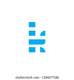Modern Vector Logo Letter K. K Letter Design Vector Stripes With Rounded Corners