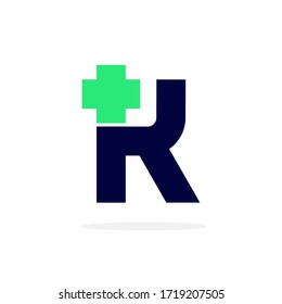 Modern Vector Logo Letter K. K Medical Doctor Letter Design Vector