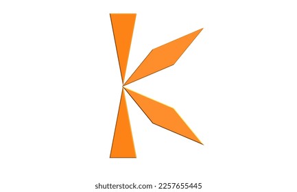 Logotipo vectorial moderno Carta K Modelo de diseño de monograma para varios proyectos de financiación empresarial 