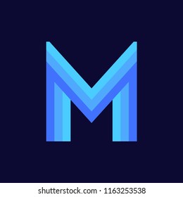 Modern Vector Logo Letter M. M Letter Design Vector