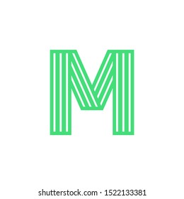 Modern Vector Logo Letter M. M Letter Design Vector