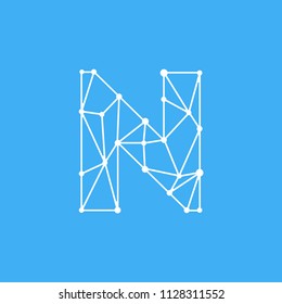 Modern Vector Logo Letter N. N Letter Design Vector