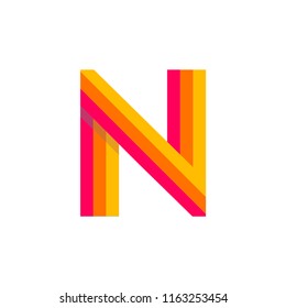 Modern Vector Logo Letter N. N Letter Design Vector