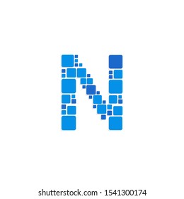 Modern Vector Logo Letter N. N Letter Design Vector