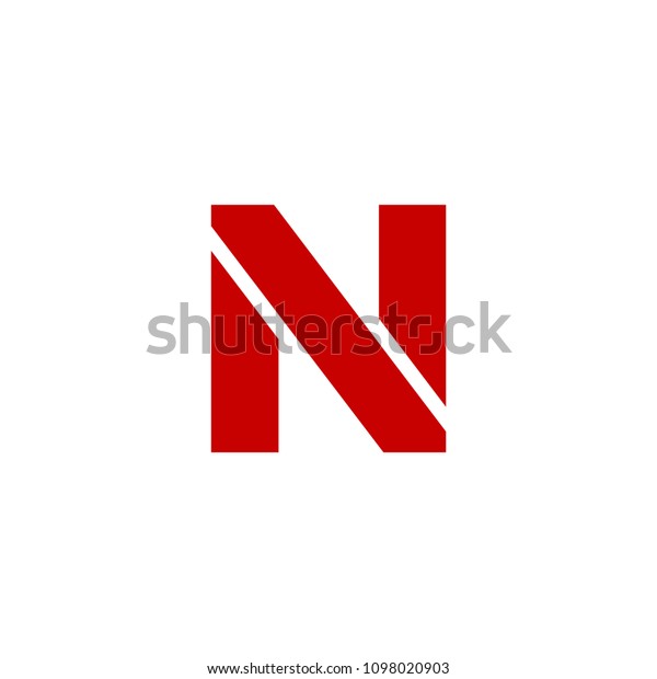 Modern Vector Logo Letter N N Stock Vector (Royalty Free) 1098020903