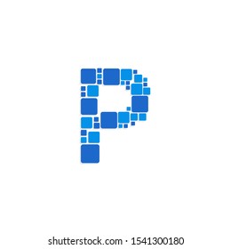 Modern Vector Logo Letter P. P Letter Design Vector