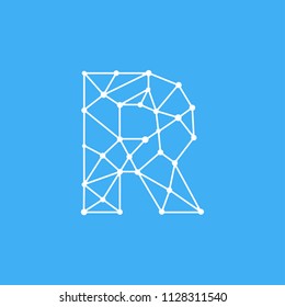 Modern Vector Logo Letter R. R Letter Design Vector