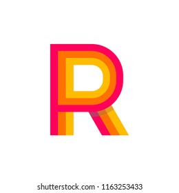 Modern Vector Logo Letter R. R Letter Design Vector
