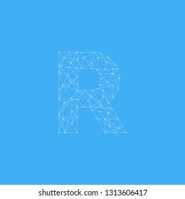 Modern Vector Logo Letter R. R Letter Design Vector
