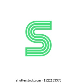 Modern Vector Logo Letter S. S Letter Design Vector