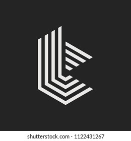 Modern Vector Logo Letter T. T Letter Design Vector