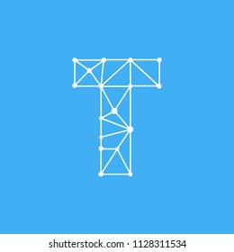 Modern Vector Logo Letter T. T Letter Design Vector