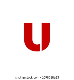 Modern Vector Logo Letter U. U Letter Design Vector