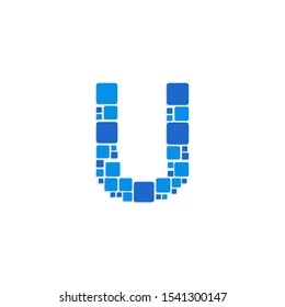Modern Vector Logo Letter U. U Letter Design Vector