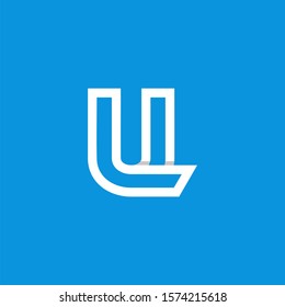 Modern Vector Logo Letter U. U Letter Design Vector