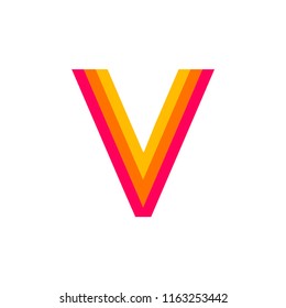 Modern Vector Logo Letter V. V Letter Design Vector