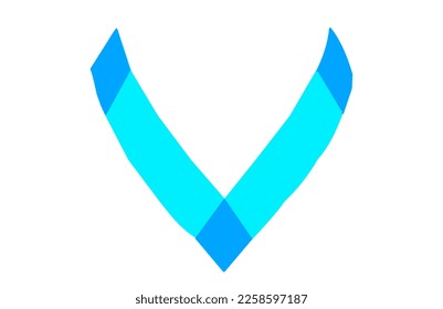 Modern Vector Logo Letter V 