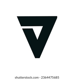 Modern Vector Logo Letter V. V Letter Design Vector