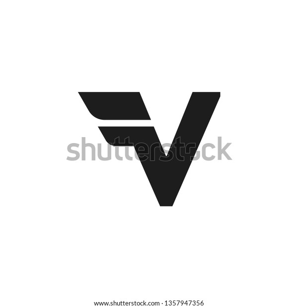 Modern Vector Logo Letter V. V Letter Design Vector\
Double Wing