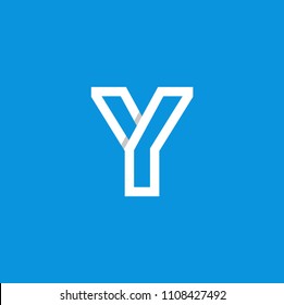 Modern Vector Logo Letter Y. Y Letter Design Vector
