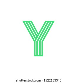Modern Vector Logo Letter Y. Y Letter Design Vector