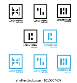 Modern Vector Logo Set for Graphic and Web Design
