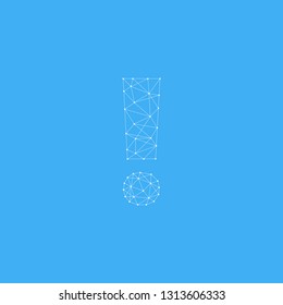 Modern Vector Logo Symbol !. Exclamation Mark Design Vector
