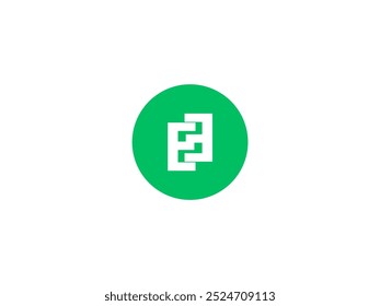Modern vector logo with vibrant color combination, perfect for branding