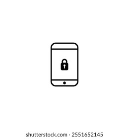 A modern vector mobile phone icon, ideal for app designs, tech branding, communication visuals, and creative digital projects.