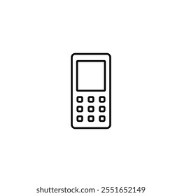 A modern vector mobile phone icon, ideal for app designs, tech branding, communication visuals, and creative digital projects.