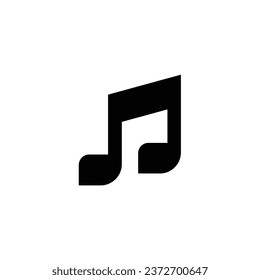 modern vector musical note icon design template